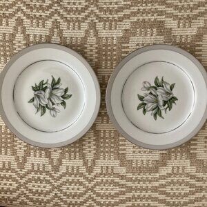 Vintage Wentworth Fine China 2 Salad Plates-Yolanda Pattern